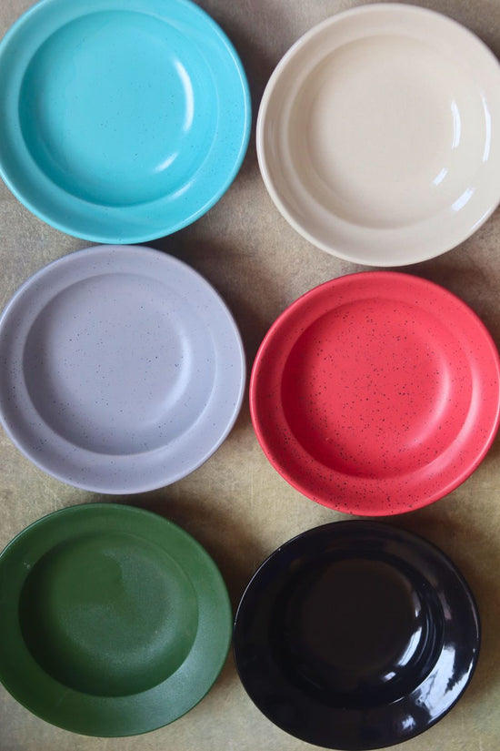 set of 6 pasta plate made in india