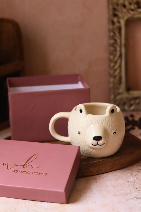 Polar Bear Mug in a Gift Box made by ceramic