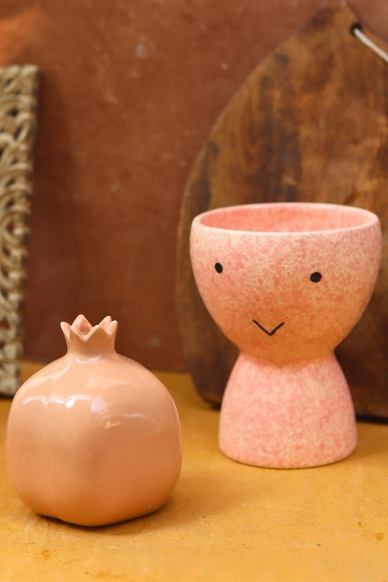 Smiley Face & heart Bud vases combo