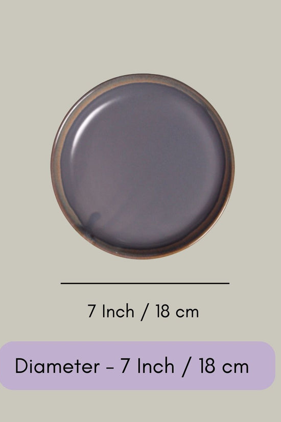 Grey Rimmed Platter