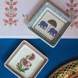 Handmade Gaj & Motif Platter in a Gift Box