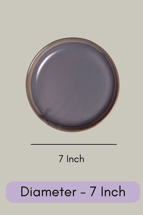 Grey Rimmed Platter