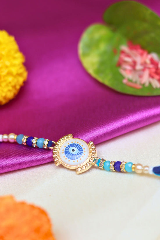Handmade ⁠Indie Evil Eye Rakhi