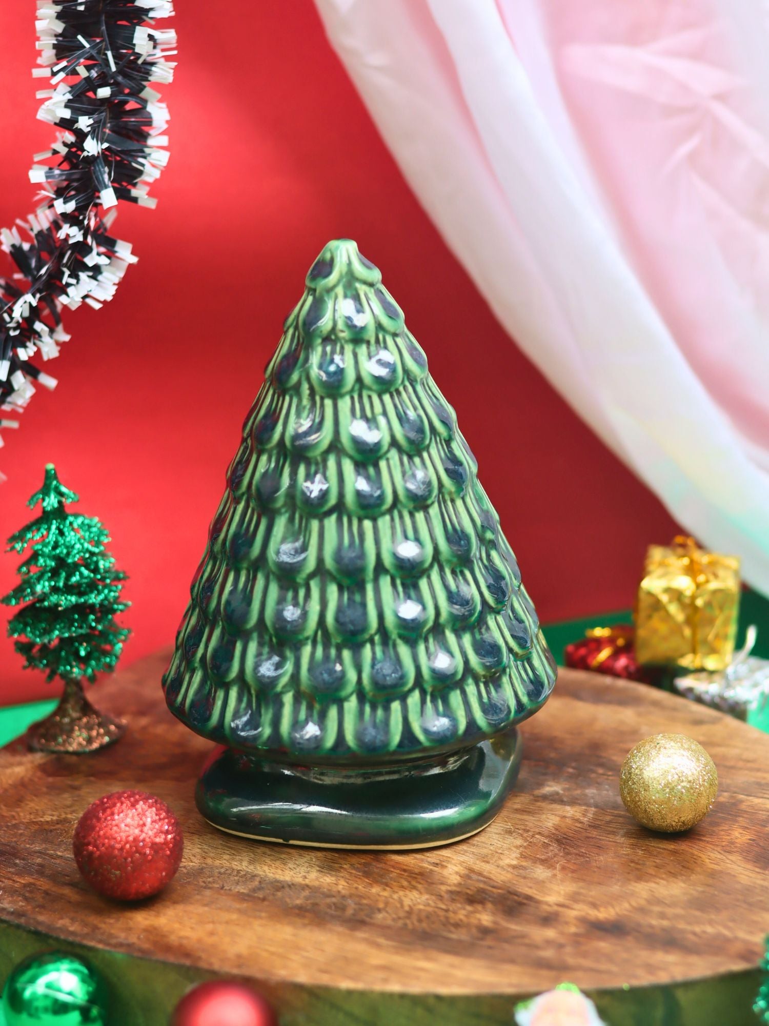 Xmas Tree - Green handmade in India