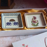 Gaj & Motif Platter in a Gift Box with premium quality material