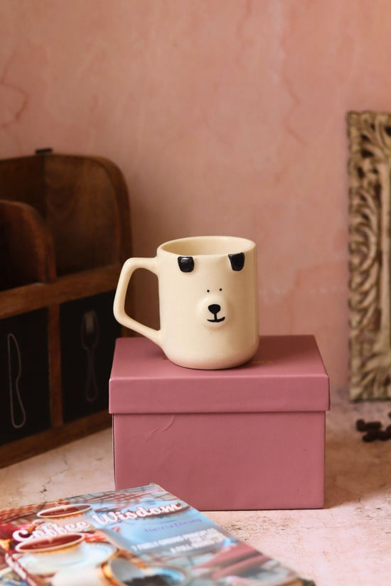 handmade Puppy Mug in a Gift Box