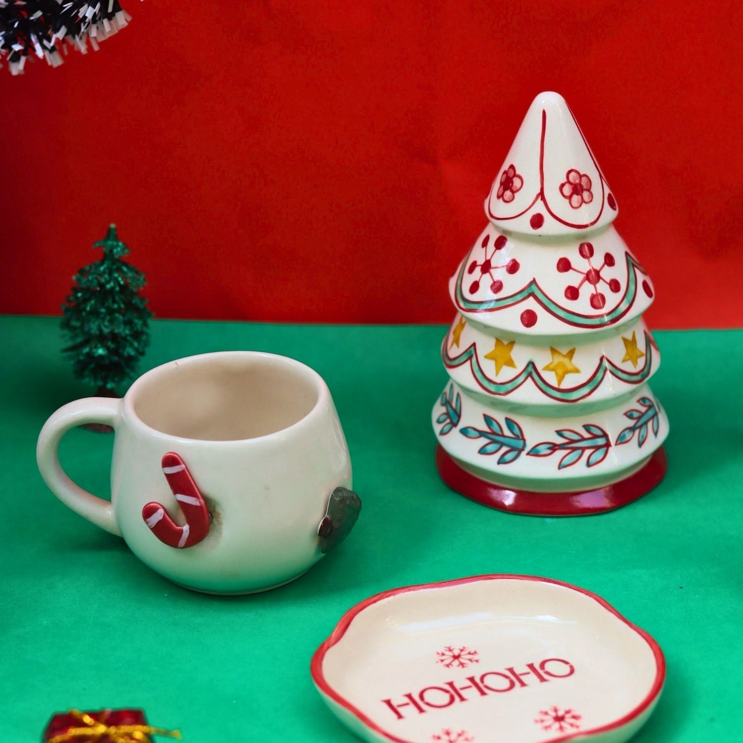 handmade Set of 3 - Sparkle christmas combo