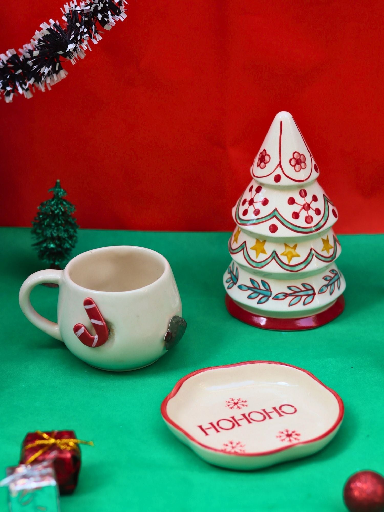 handmade Set of 3 - Sparkle christmas combo