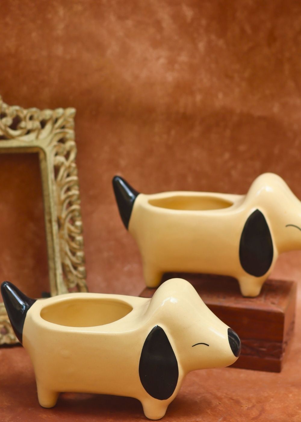 Cutest Dog Planter handmade in India