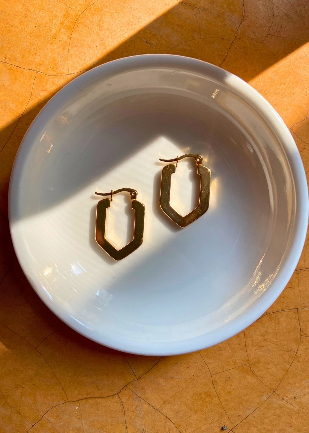 Waterproof Rollin' Gold Matte Hoops