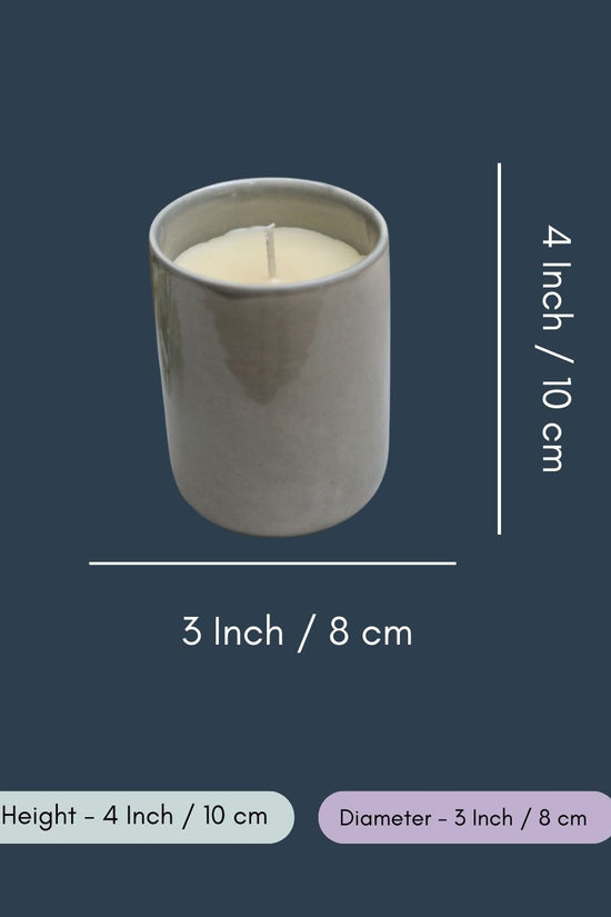 Ceramic Candle - Coffee