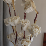 White rose dried bouquet