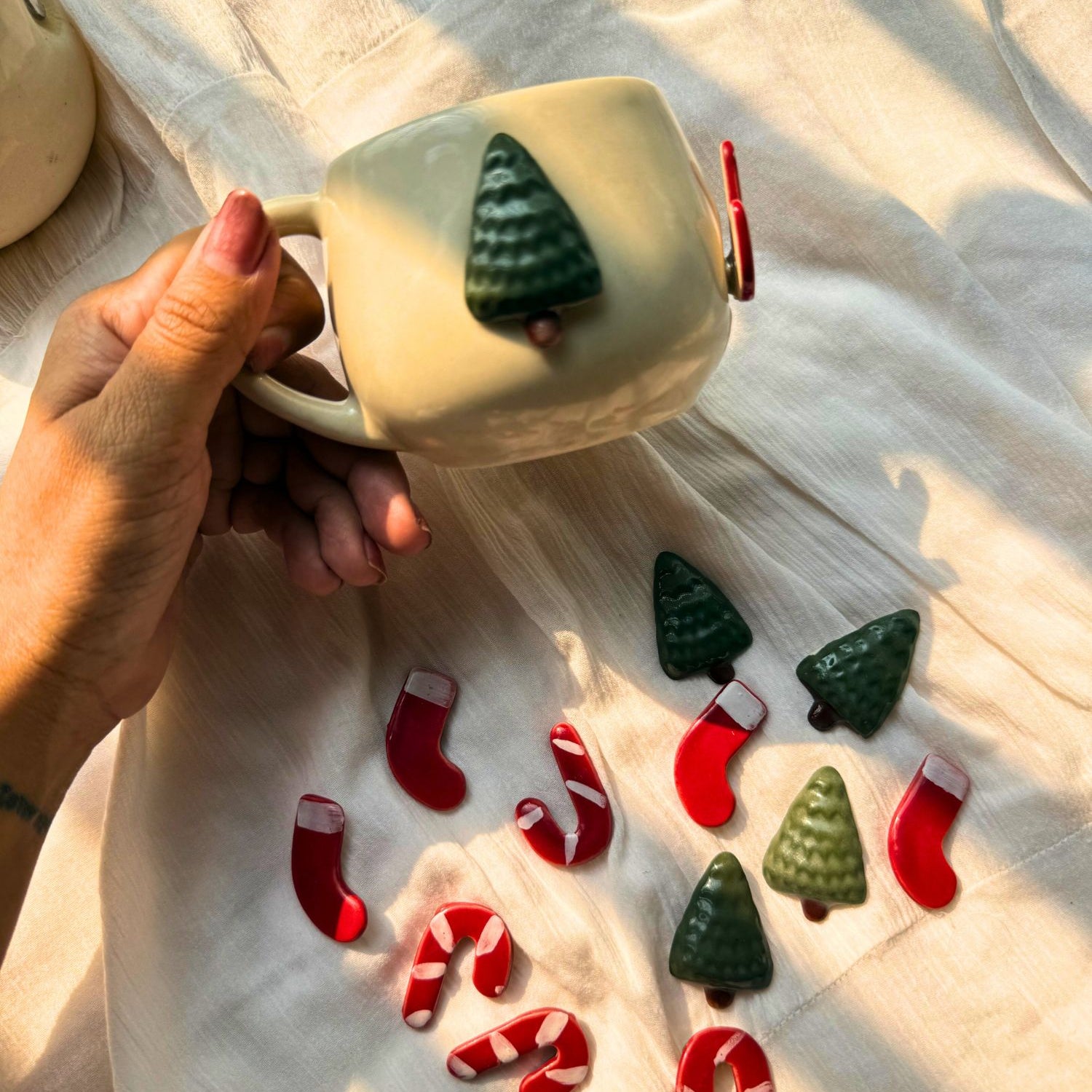 handmade Santa's Magnet Mug