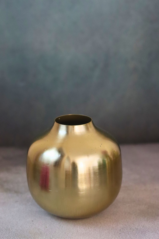 Brass vase handmade 