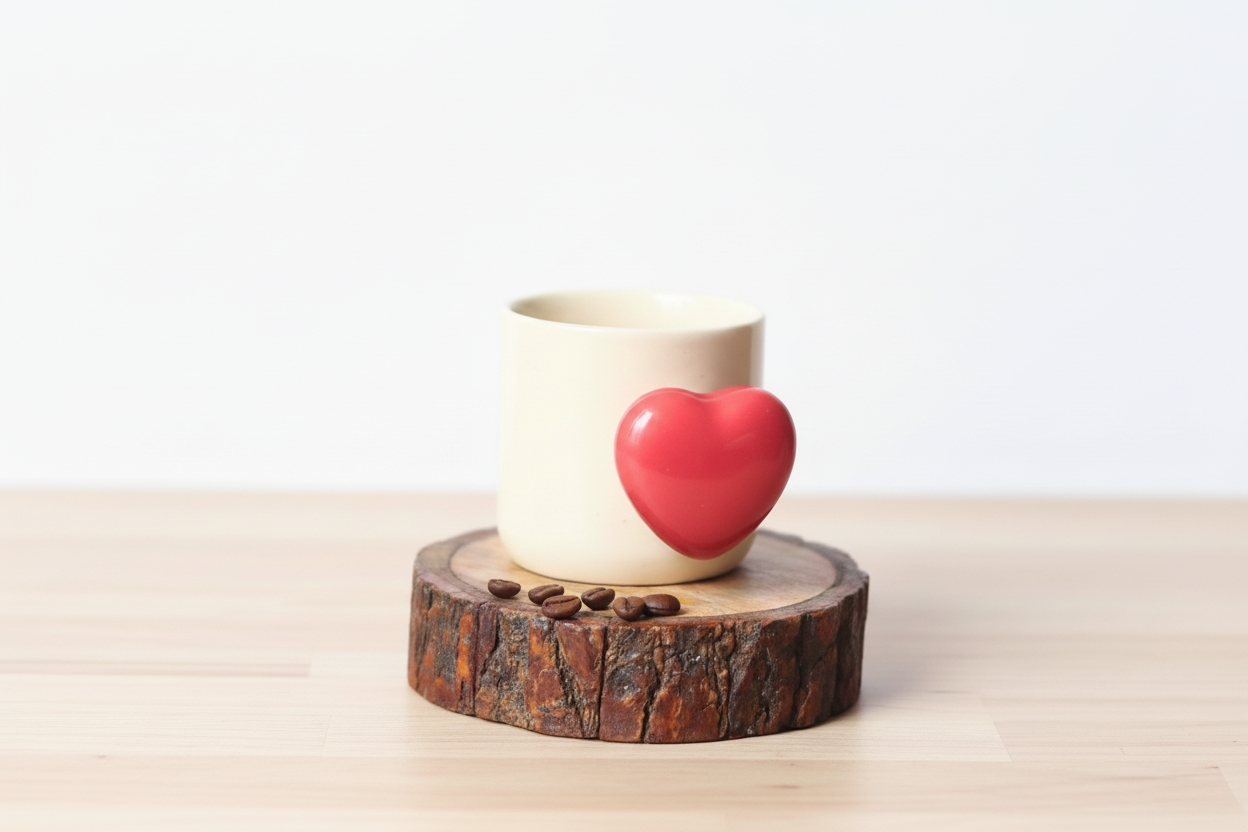 Red Heartbeat Coffee Mug