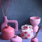 Set of 6 Bloom & Blush Vases (for the price of 5) made by ceramic