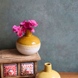 mustard glow vase for your home decor 