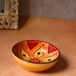 Serveware orange abstract nut bowls