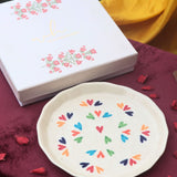 LoveisLove Plate in a Gift Box handmade in india