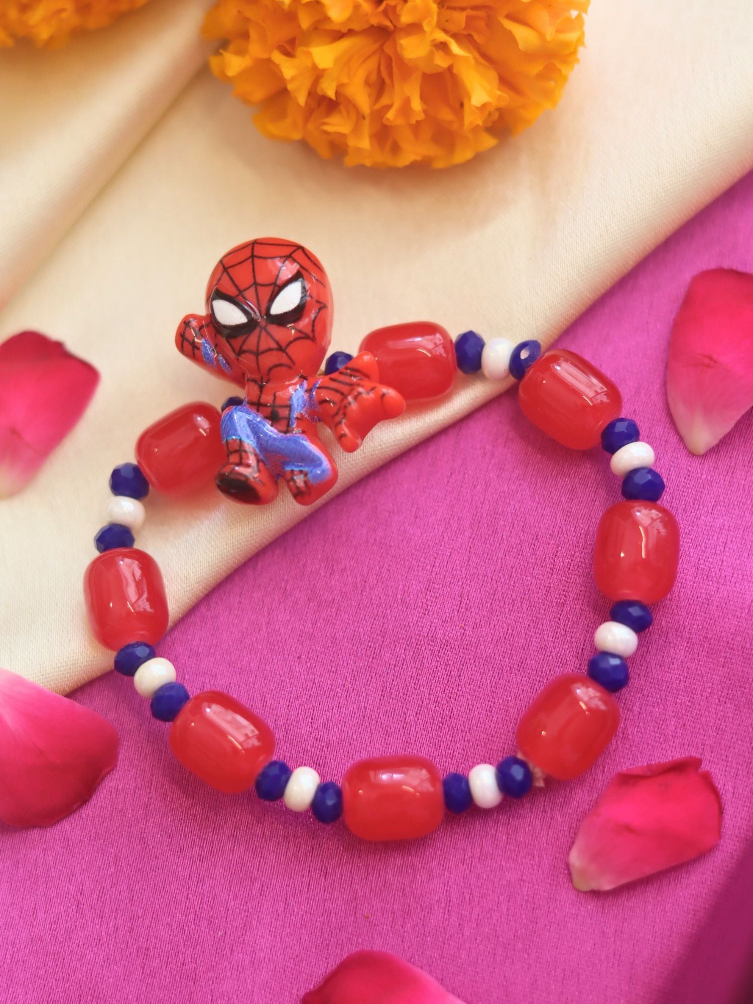 Spiderman Band Rakhi handmade in India
