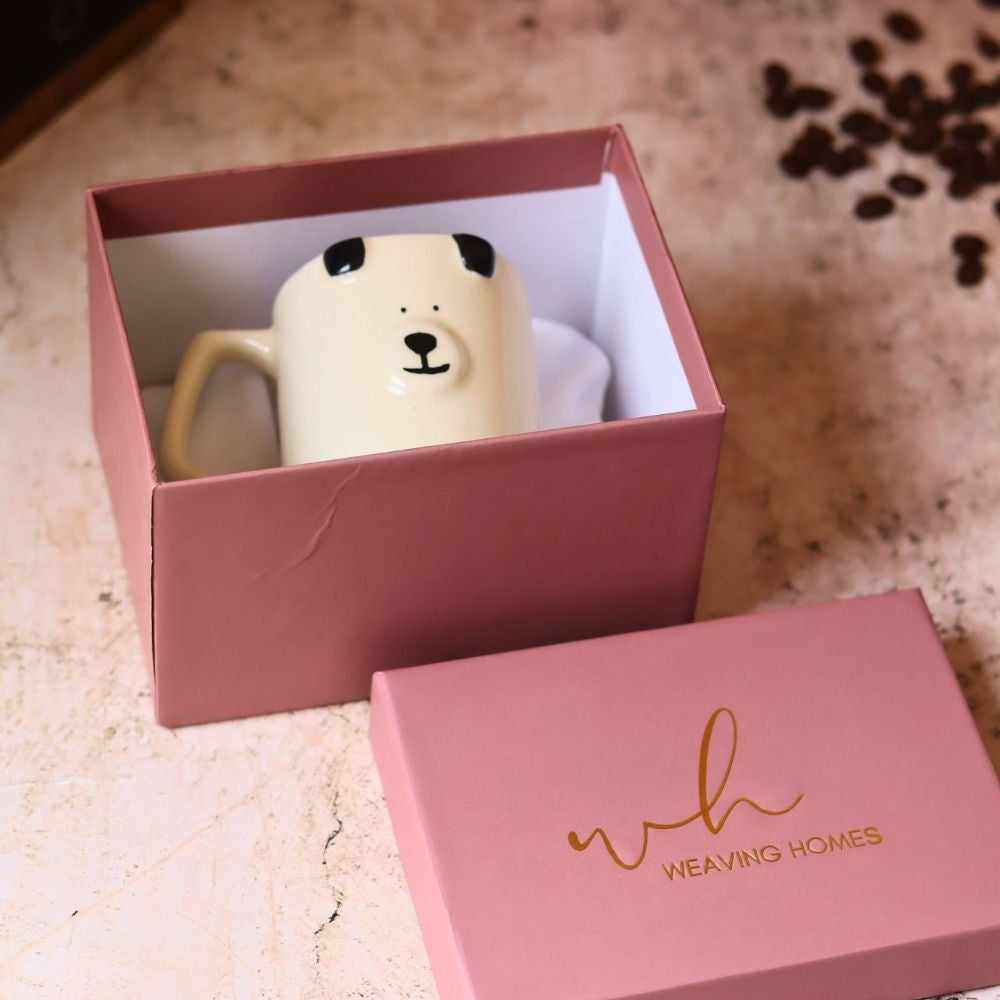 Puppy Mug in a Gift Box made by ceramic