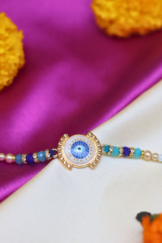 ⁠Indie Evil Eye Rakhi