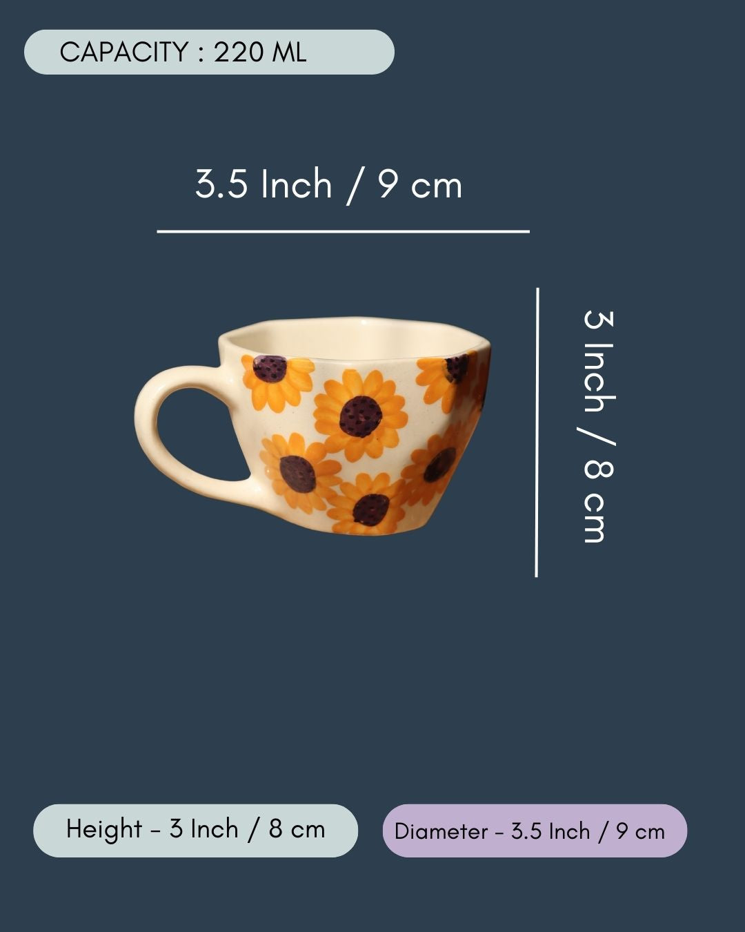 Surajmukhi Mug