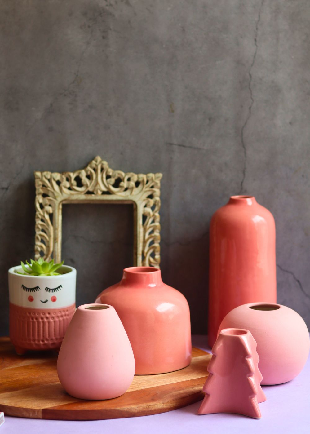 blush pink combo handmade in india 