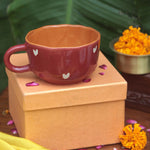 Cupid mug Diwali gift box made by ceramic