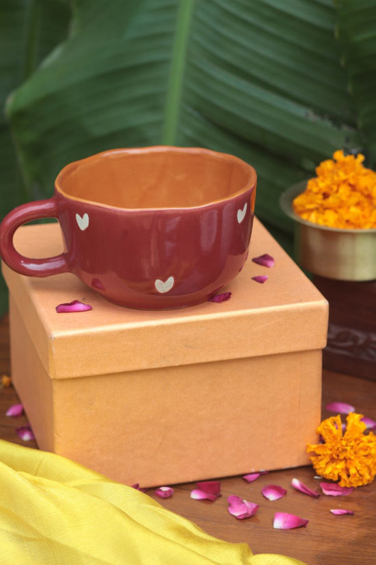 Cupid mug Diwali gift box made by ceramic