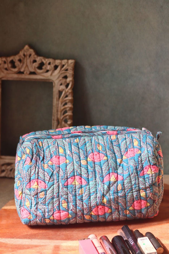 peacock garden toiletry bag for your some essentials