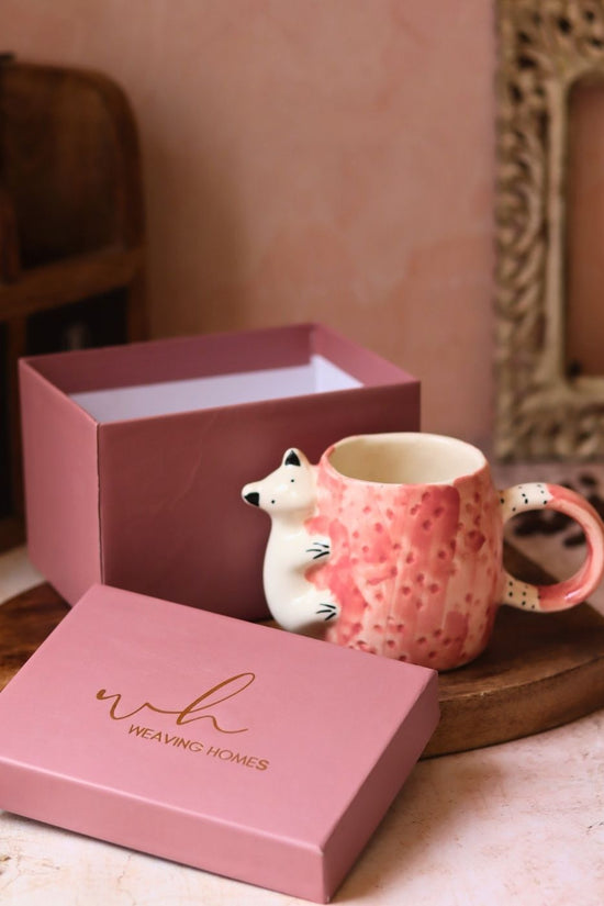 Panda Mug in a Gift Box made by ceramic