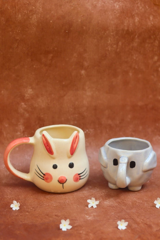 Handmade Set of 2 - Ele Mugs Combo