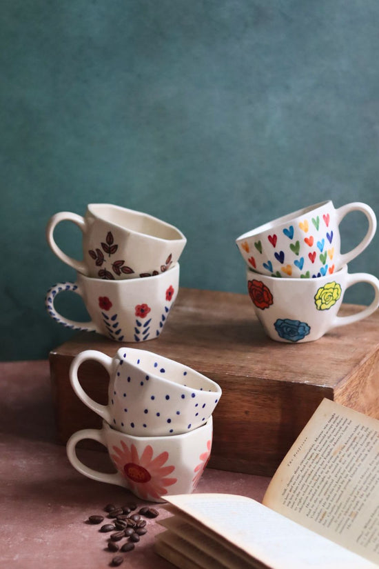Set of 6 Mystic Bloom Mugs (for the price of 5)