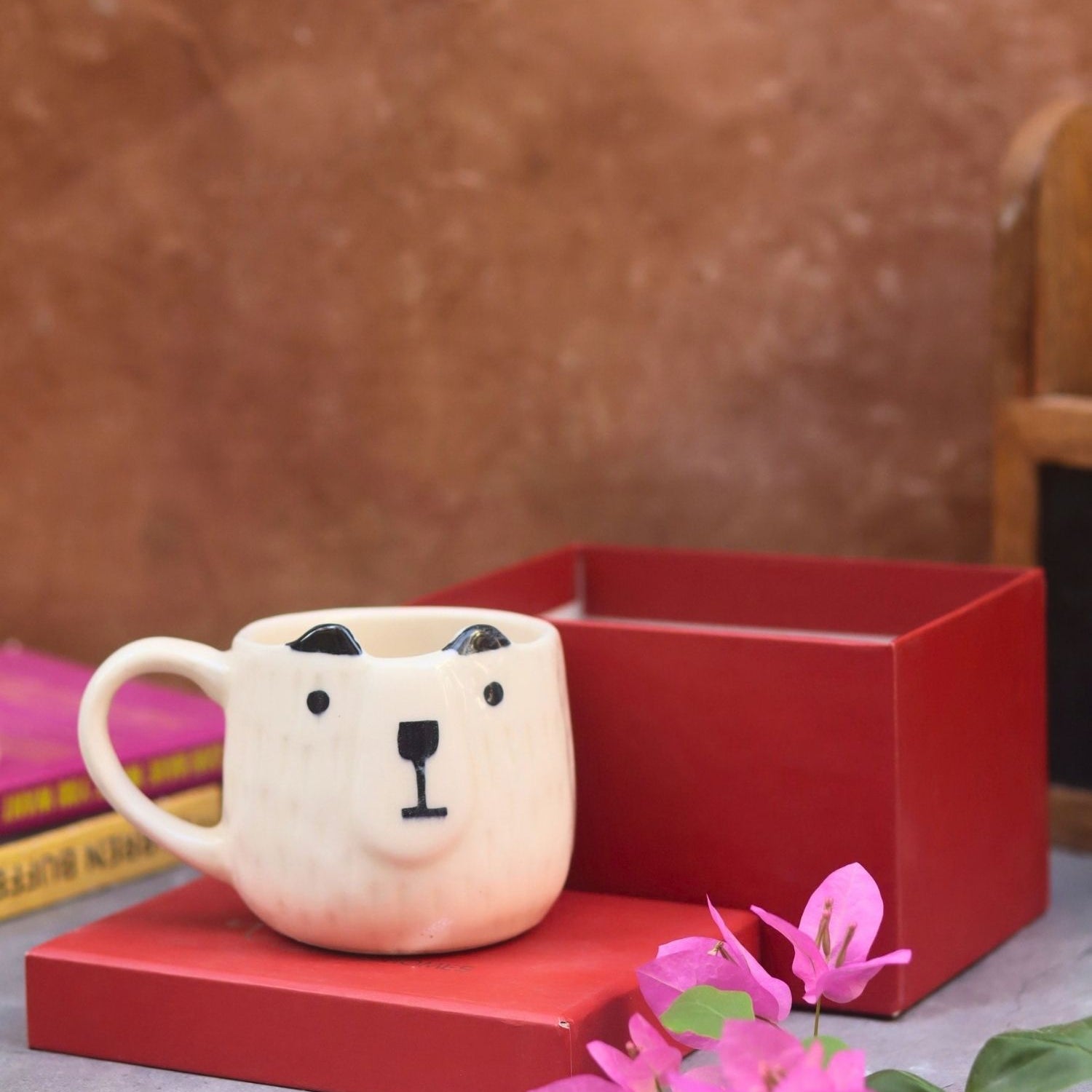 handmade Panda Mug in a Gift Box