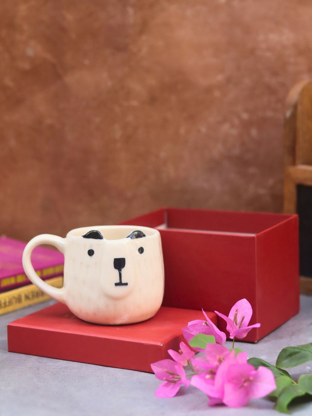 handmade Panda Mug in a Gift Box