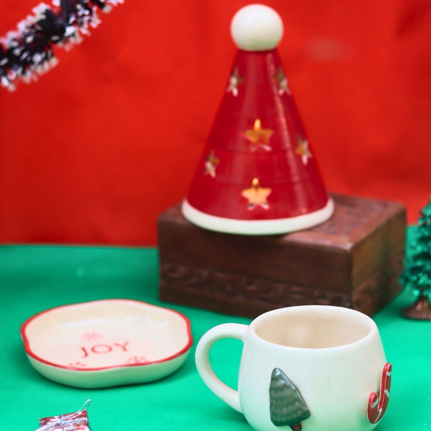 Set of 3 - Santa's Sweet Combo made by ceramic