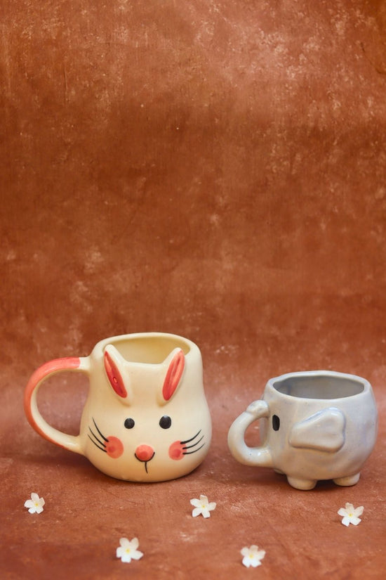 Set of 2 - Ele Mugs Combo made by ceramic