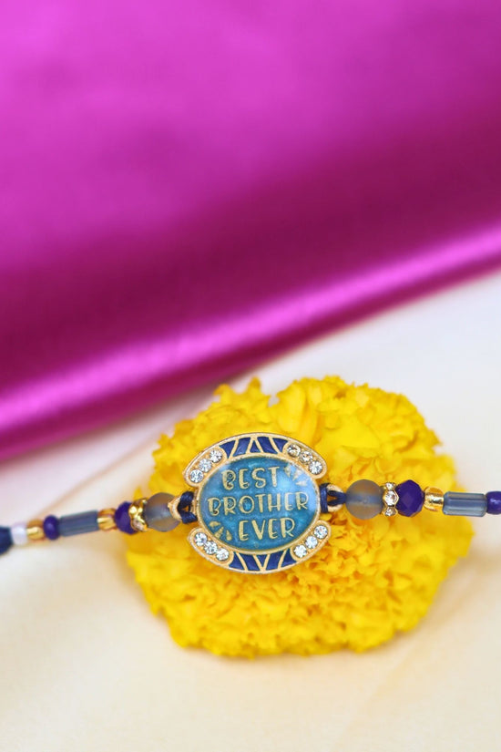 Best brother ever Rakhi handmade in India