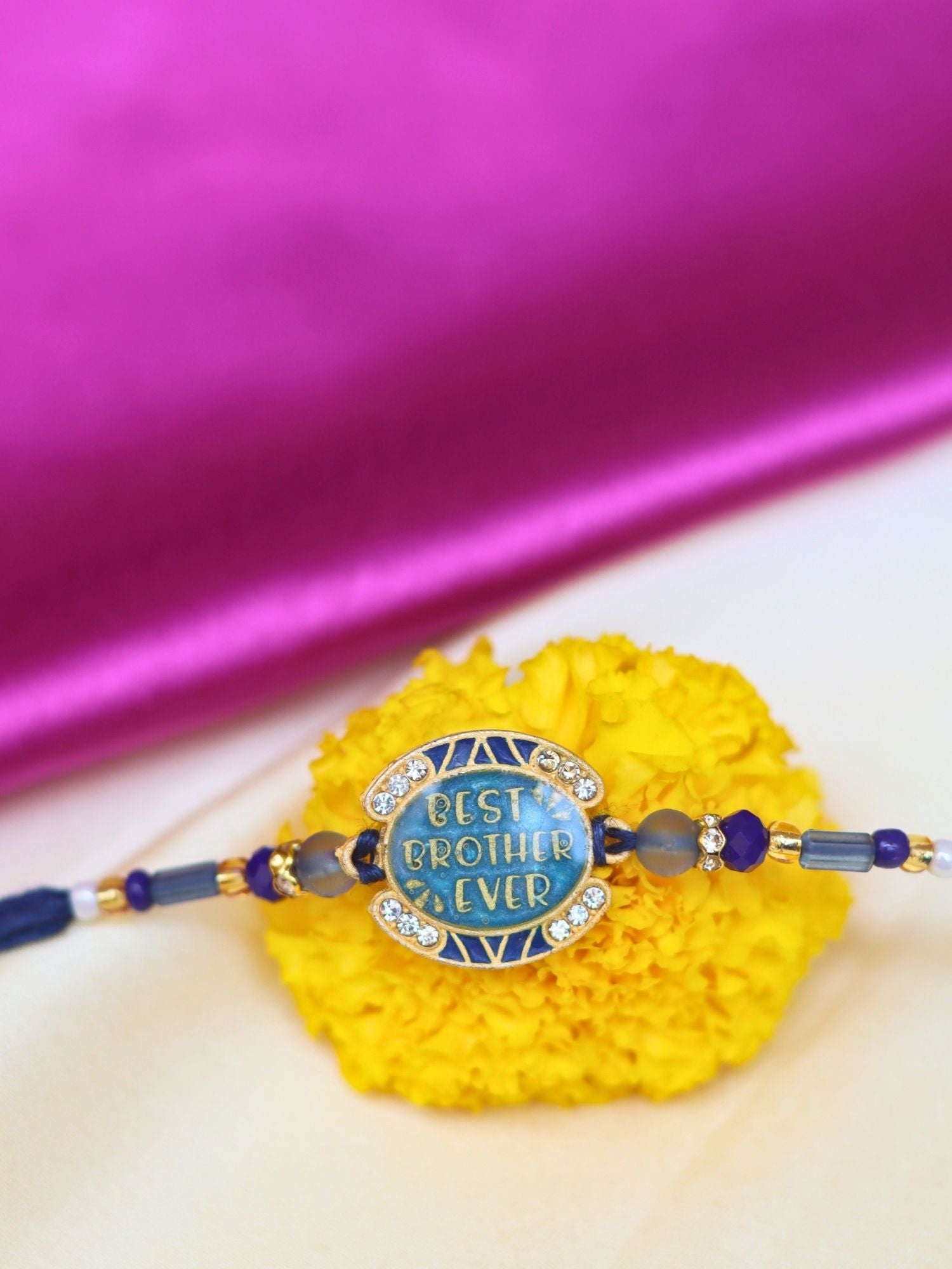 Best brother ever Rakhi handmade in India