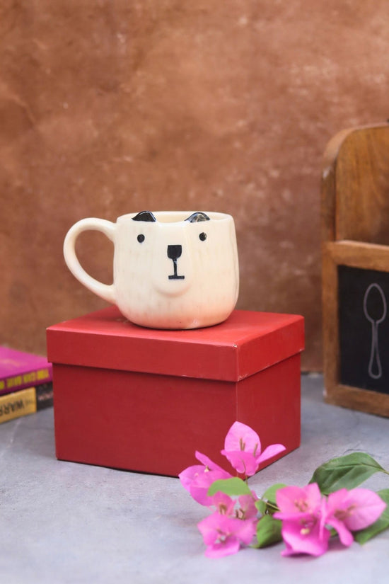Panda Mug in a Gift Box made by ceramic