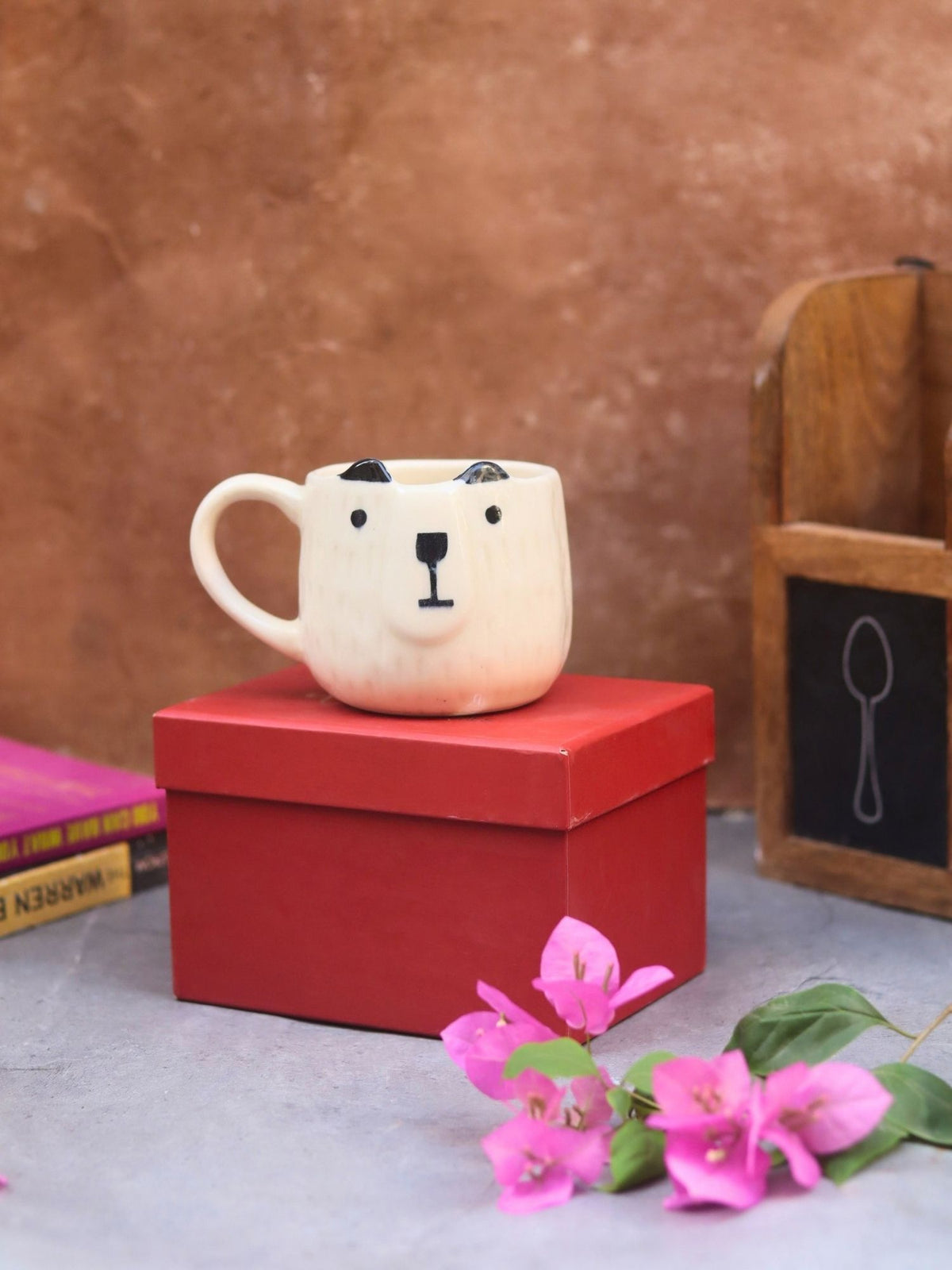 Panda Mug in a Gift Box made by ceramic