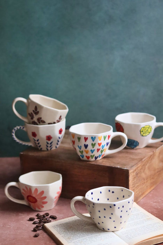 Set of 6 Mystic Bloom Mugs (for the price of 5)