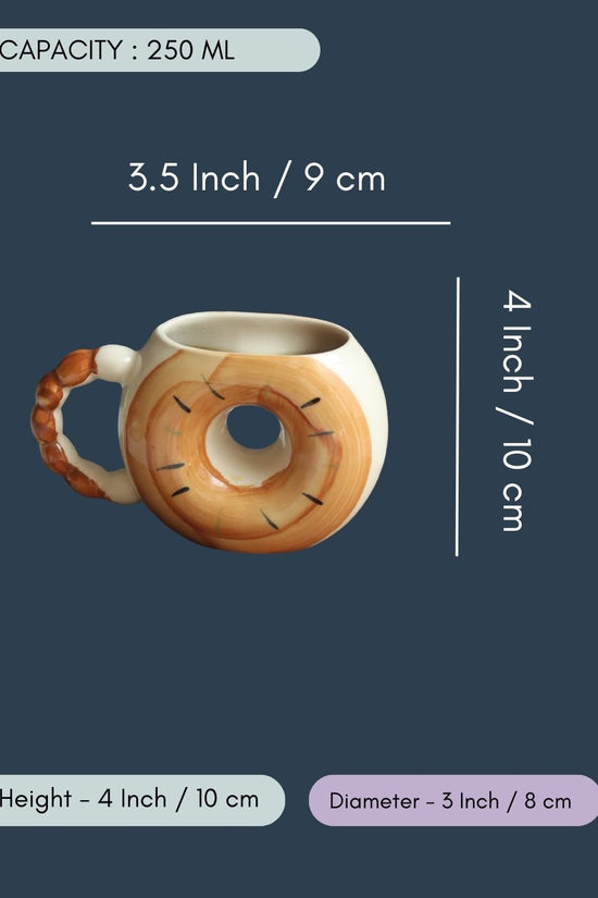 Donut Mug - Brown