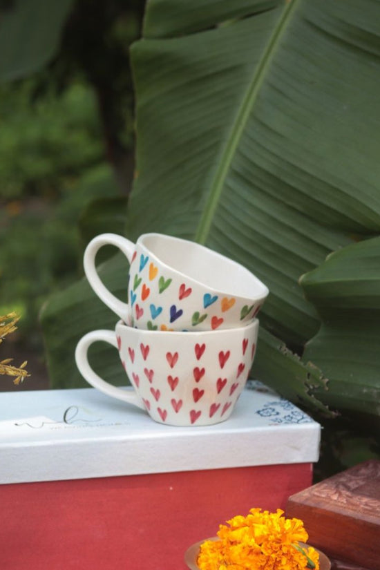 Heart & LoveisLove Mug Diwali Gift Box made by ceramic