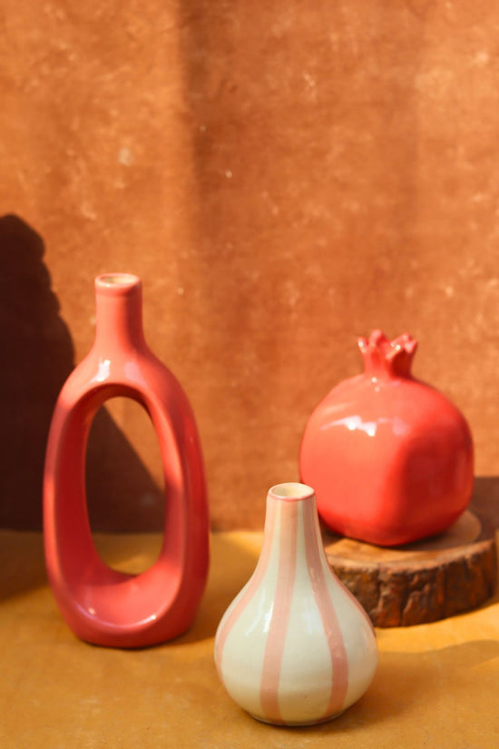 Set of 3 - Neutrals Chic vases combo