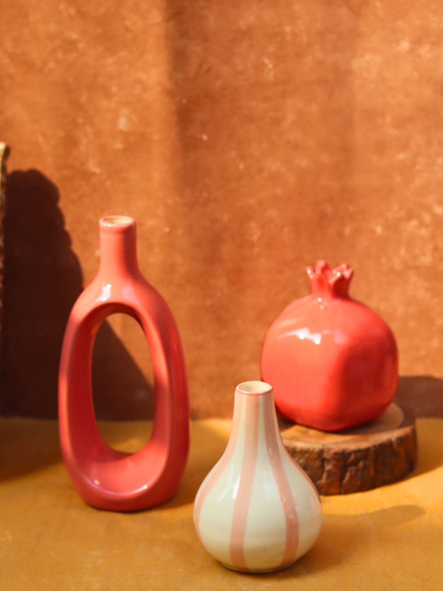Set of 3 - Neutrals Chic vases combo
