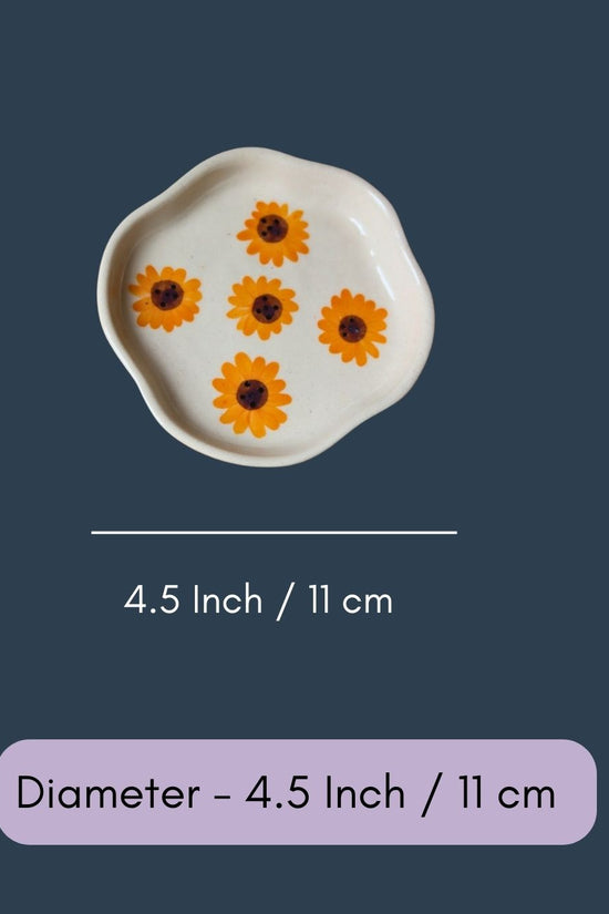 Surajmukhi Handmade Dessert Plate