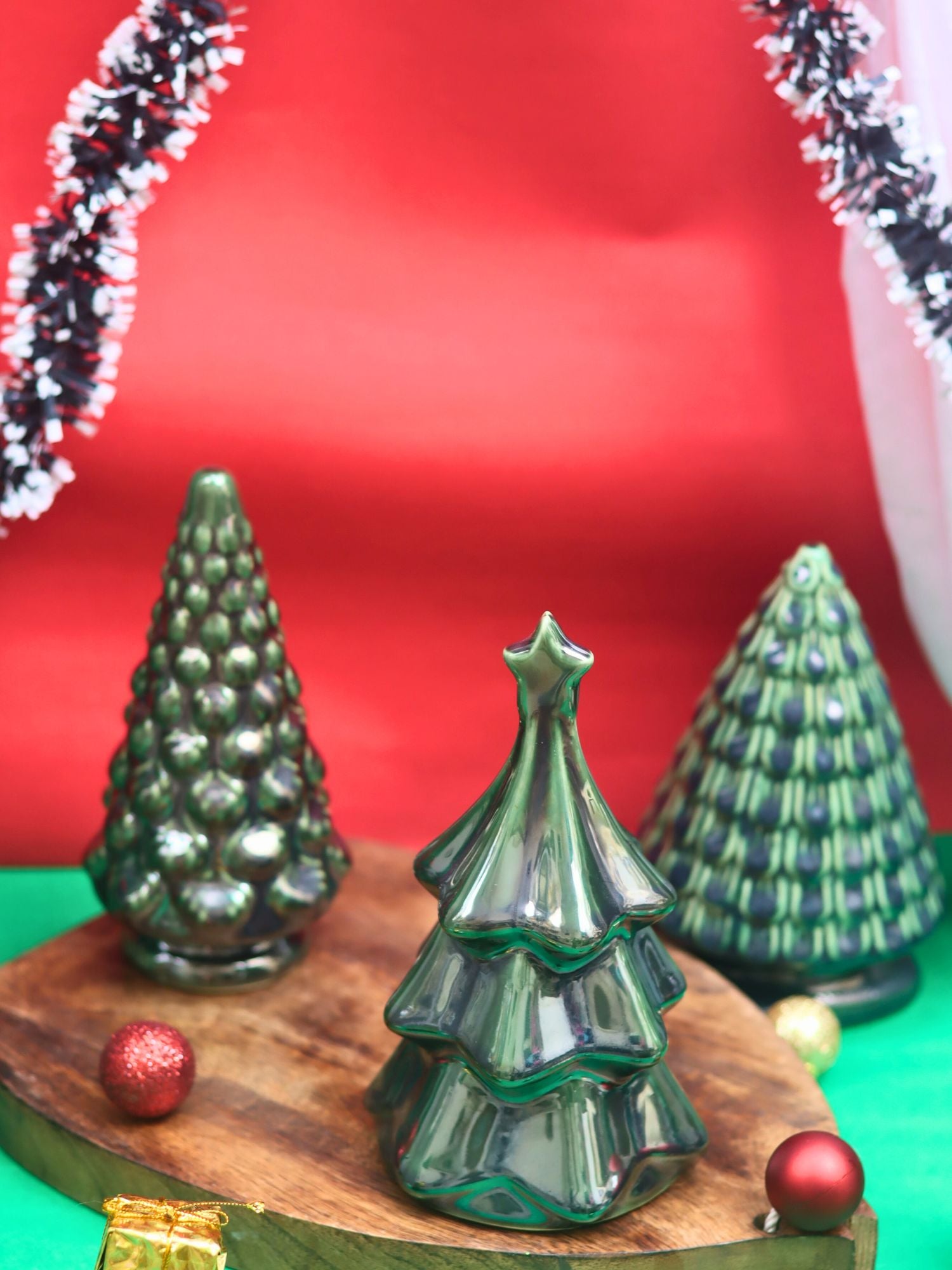 Set of 3 - Evergreen Glow Christmas tree combo  with premium quality material