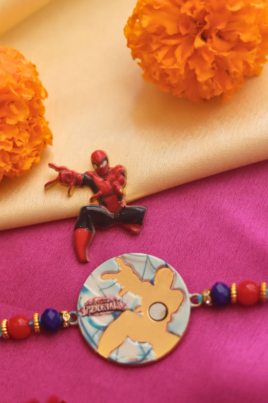 Spiderman magnet Rakhi made with premium quality material